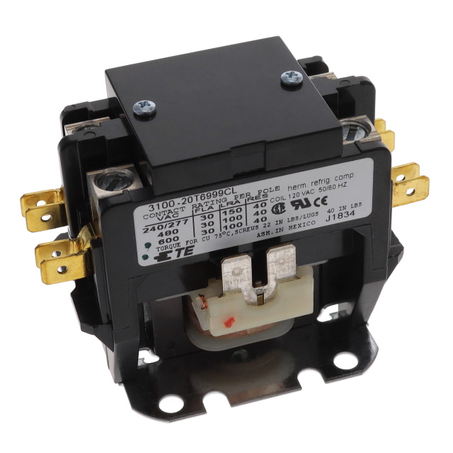 3100-20T6999CL TE Connectivity Potter & Brumfield Relays  Contactors (Electromechanical)